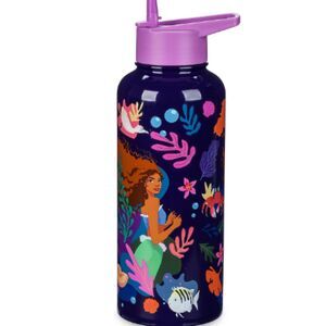 Disney Store Official The Little Mermaid Stainless Steel Water Bottle
